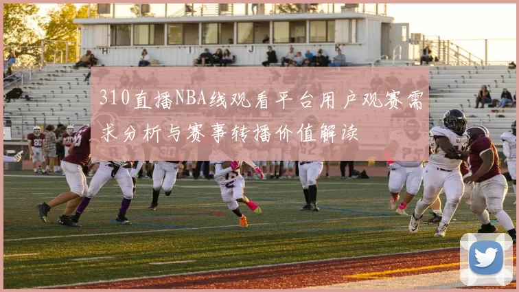 310直播NBA线观看平台用户观赛需求分析与赛事转播价值解读
