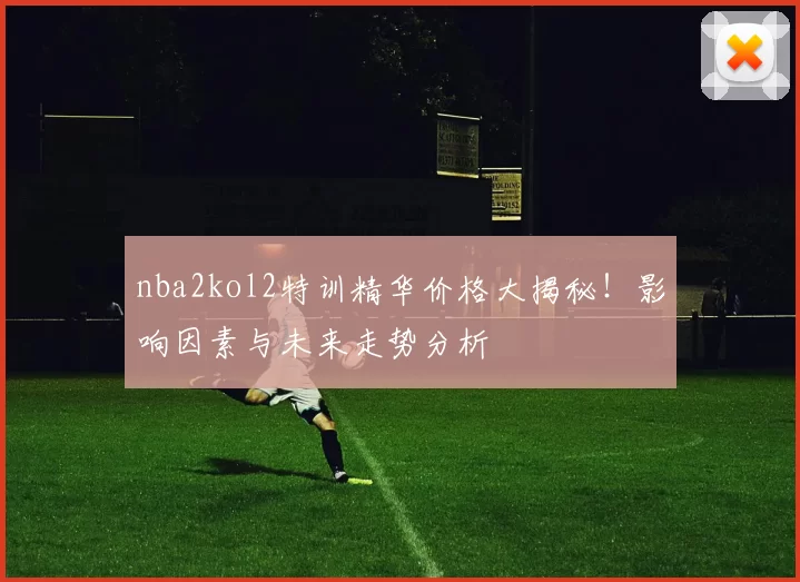 nba2kol2特训精华价格大揭秘！影响因素与未来走势分析